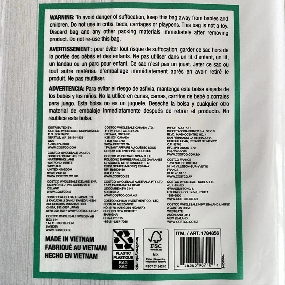 Kirkland Signature Shipping Tissue Paper 400 Sheets